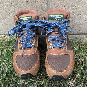 L.L. Bean Katahdin Hiking Boots, Leather Mesh Waterproof